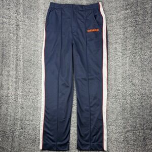 Vtg 90s Chicago Bears Men's L Starter NFL Officially Licensed Warm Up Pants Blue